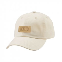 【團購商品，10個起做】NTUB皮革標老帽_象牙白